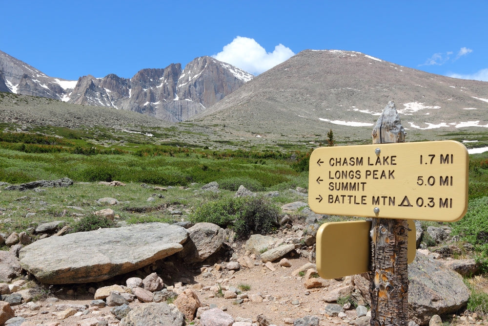 The Longs Peak Trail  -Rocky Mountain National Park, Colorado