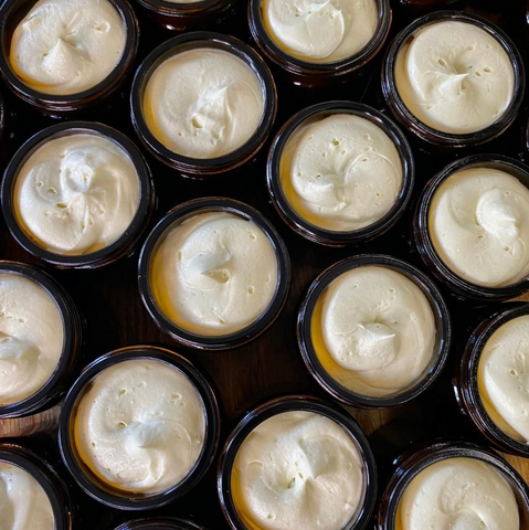 Pots Of All-Natural Handmade Skincare