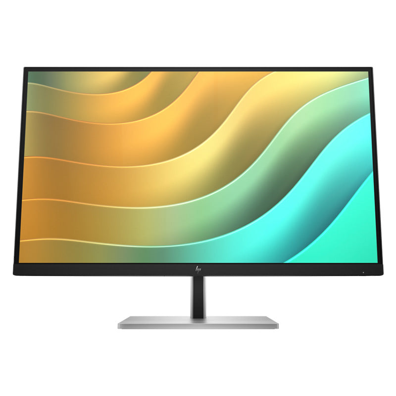 HP E27u G5 27" QHD Monitor USB-C 16:9 5ms GtG 350 nits 1000:1 Tilt and Height Adjustable, Pivot, Swivel Stand, VESA Mountable - 6N4D3AA