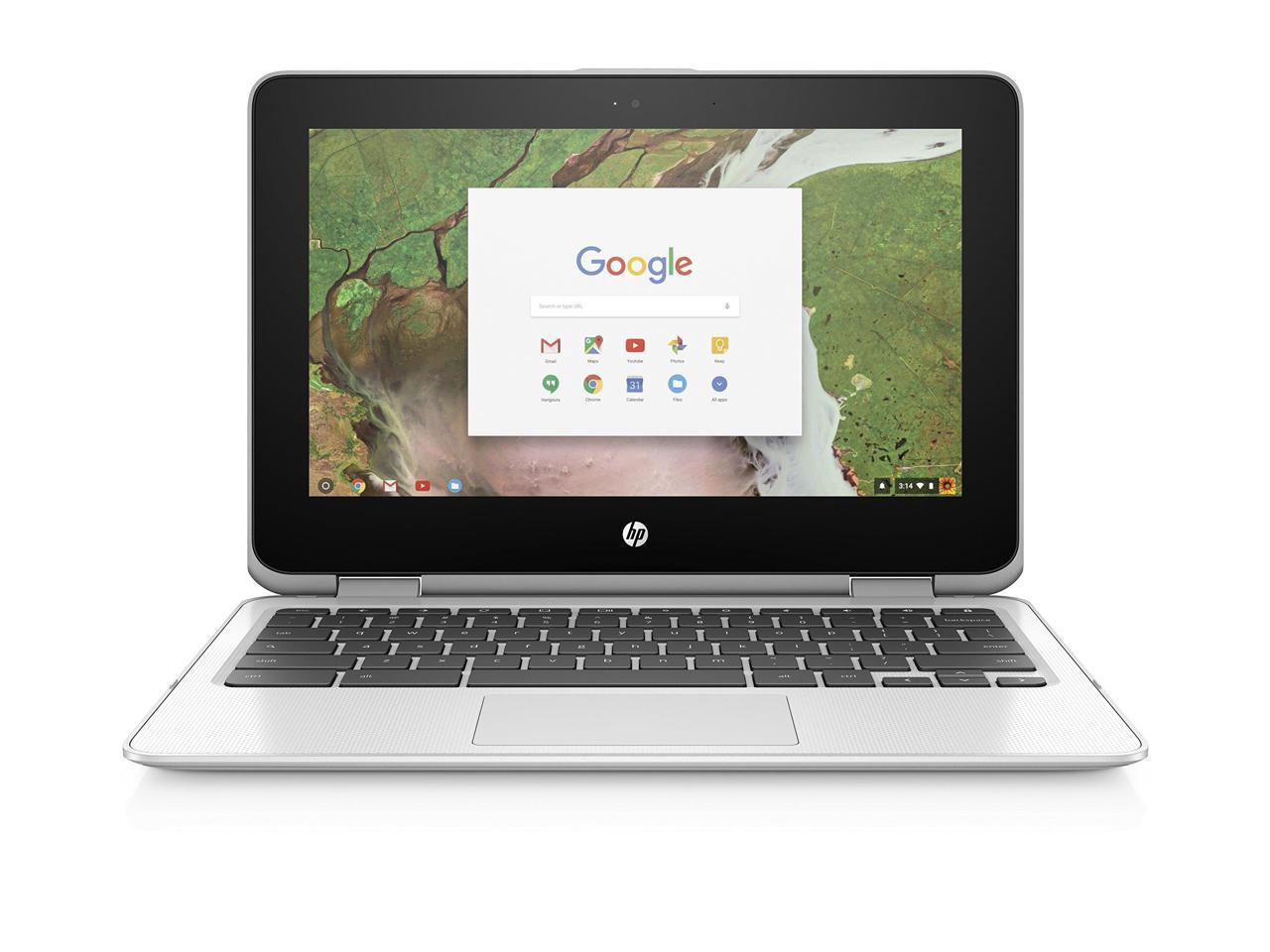  HP x360 11-ae110nr Chromebook Intel Celeron N3350 (1.1 GHz) 4 GB Memory 32 GB eMMC SSD 11.6" Touchscreen Chrome OS 