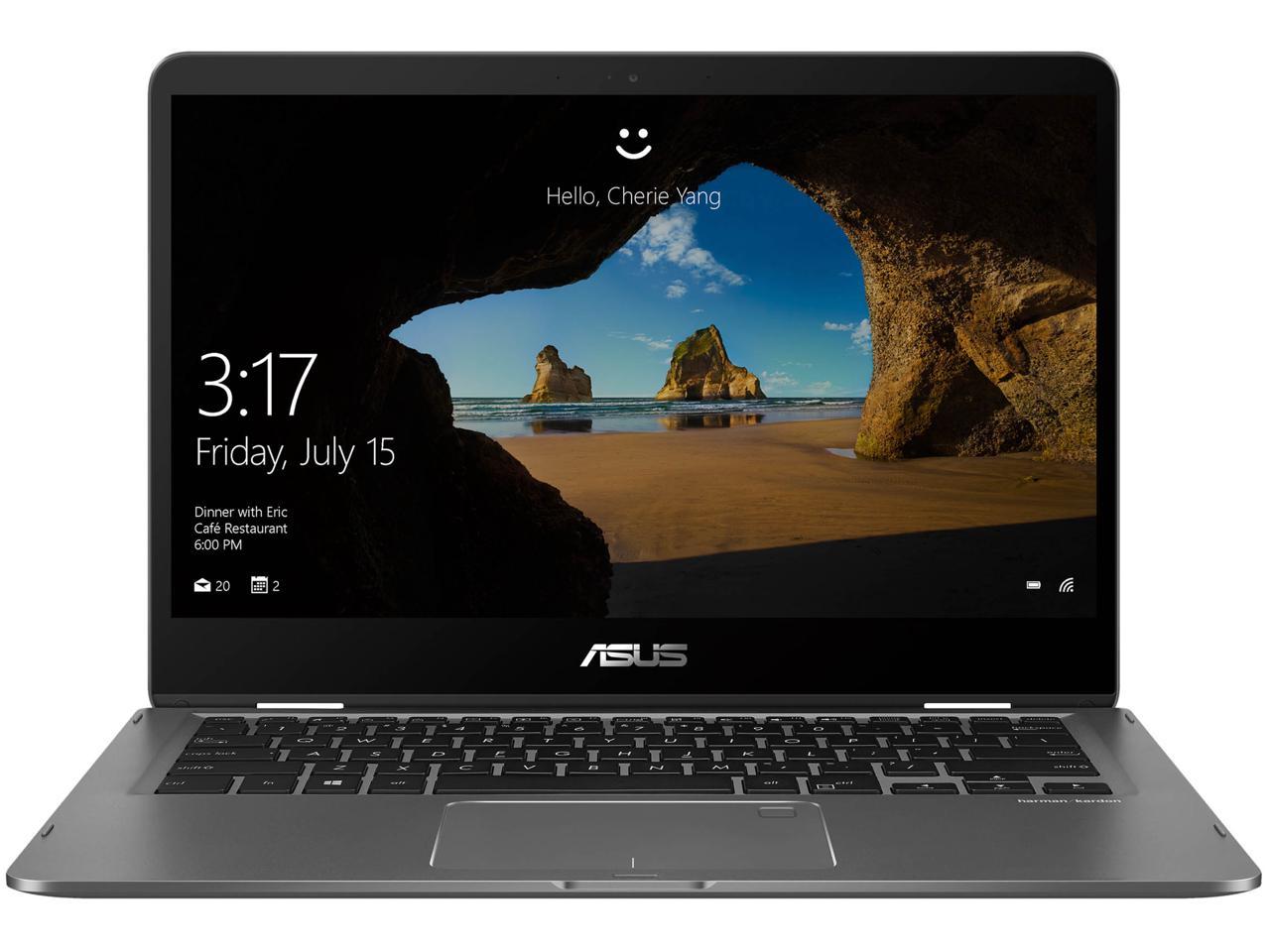  Asus ZenBook Flip 14 UX461UN-DS74T 14" Touch LCD Notebook - Intel i7-8550U 1.80GHz - 16 GB LPDDR3 - 512 GB SSD - Windows 10 64-bit - 1920 x 1080 - ... 