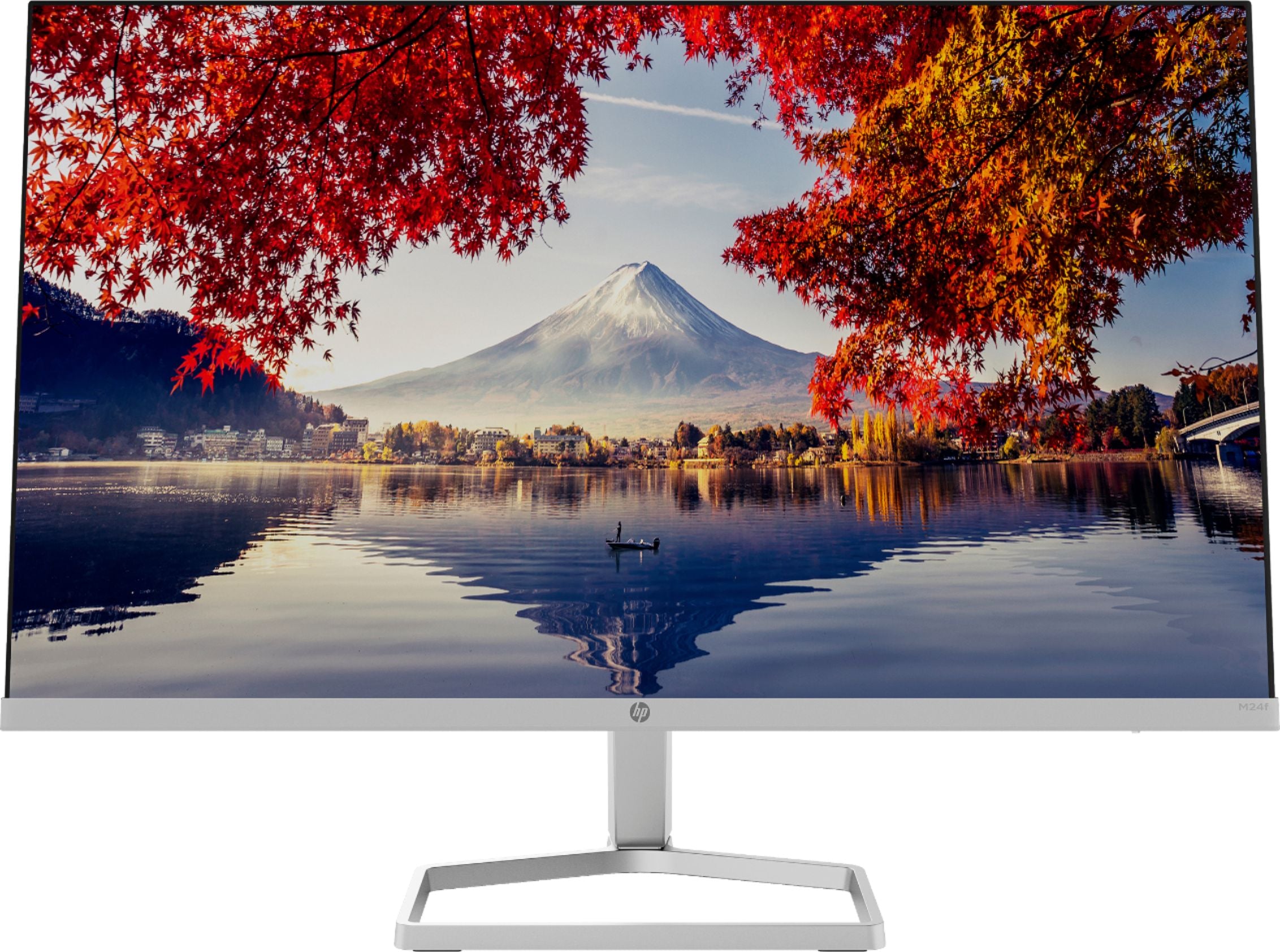  New HP M24f FHD 24" 1920 x 1080 IPS Monitor 5ms 1000:1 300 nits AMD FreeSync Anti-glare, VGA, HDMI - Silver 