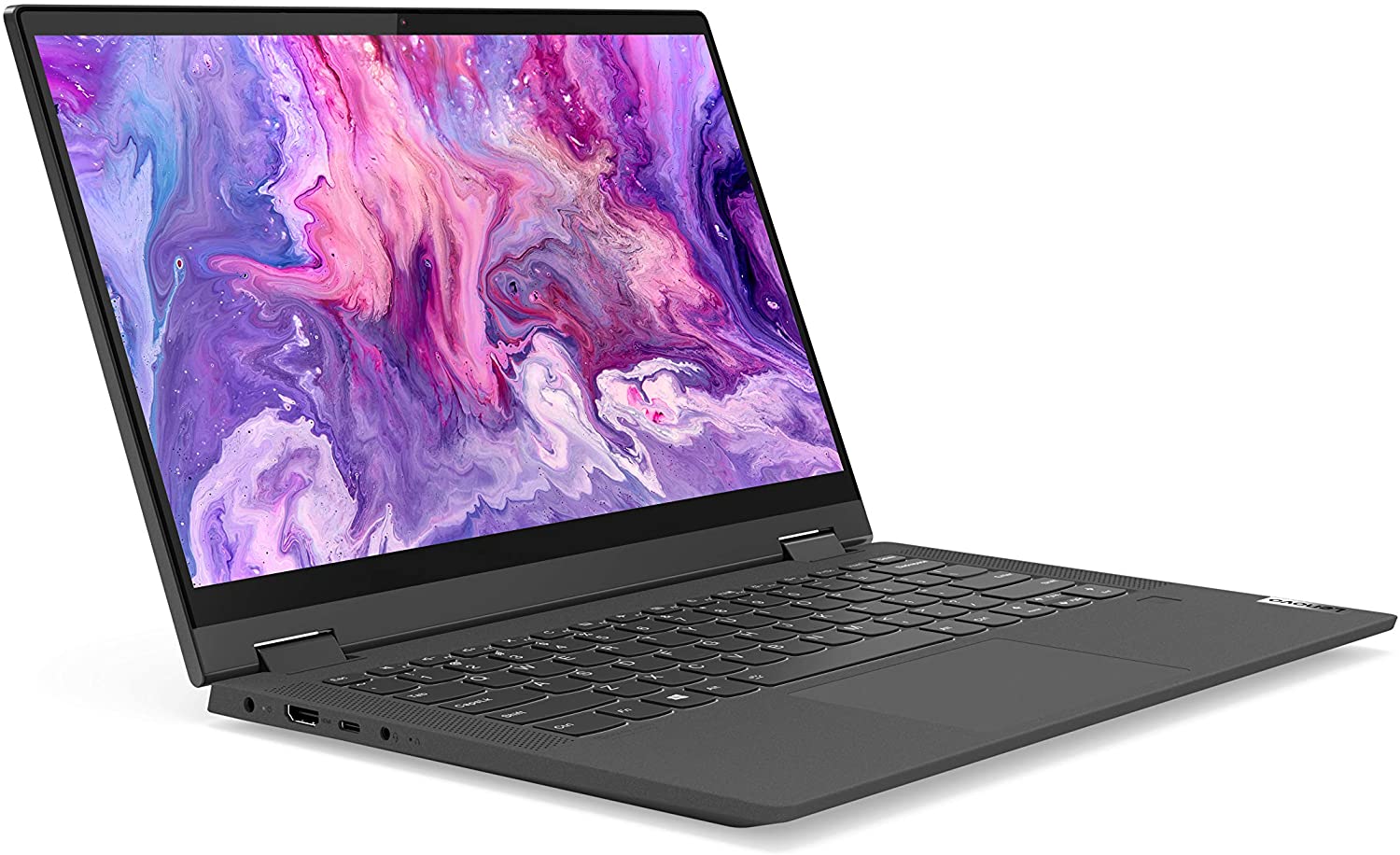  Lenovo Flex 5 14" 1920 x 1080 FHD IPS 2-in-1 Touchscreen Laptop Intel Core i5-1035G1 1.0 GHz Intel integrated UHD Graphics 8 GB RAM 256 GB SSD, HDMI, Windows 10 Home - Graphite Grey 