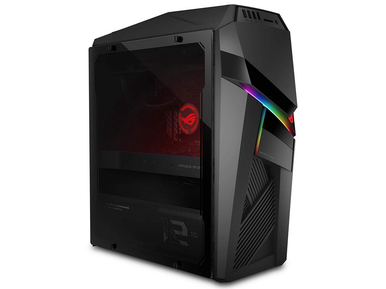  ASUS Gaming Desktop GL12CX-DS771 Intel Core i7 9th Gen 9700K (3.60 GHz) 16 GB DDR4 1 TB HDD 512 GB PCIe SSD NVIDIA GeForce RTX 2070 Windows 10 Home 64-bit 