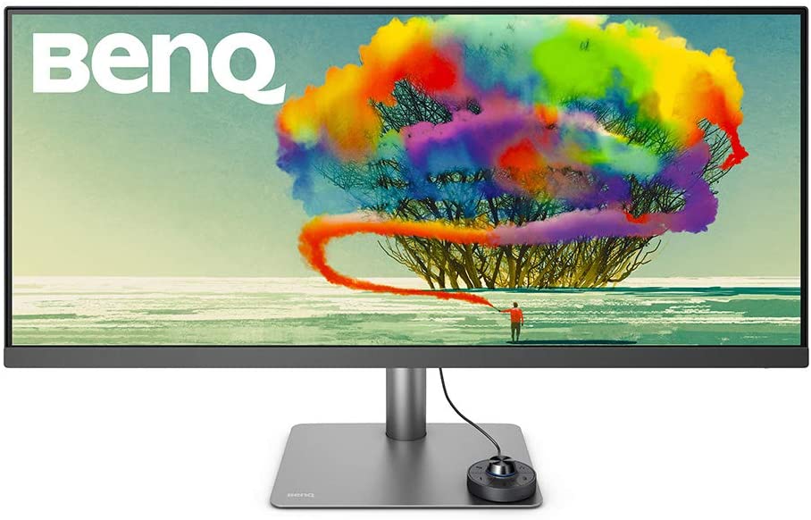  BenQ PD3420Q 34" 2K Monitor 21:9 3440 x 1440 WQHD IPS 350nit 1000:1 5ms 60 Hz Anti-Glare Built-in Speaker HDMI USB B/C DisplayPort - Grey 1 Year Direct BenQ Warranty 