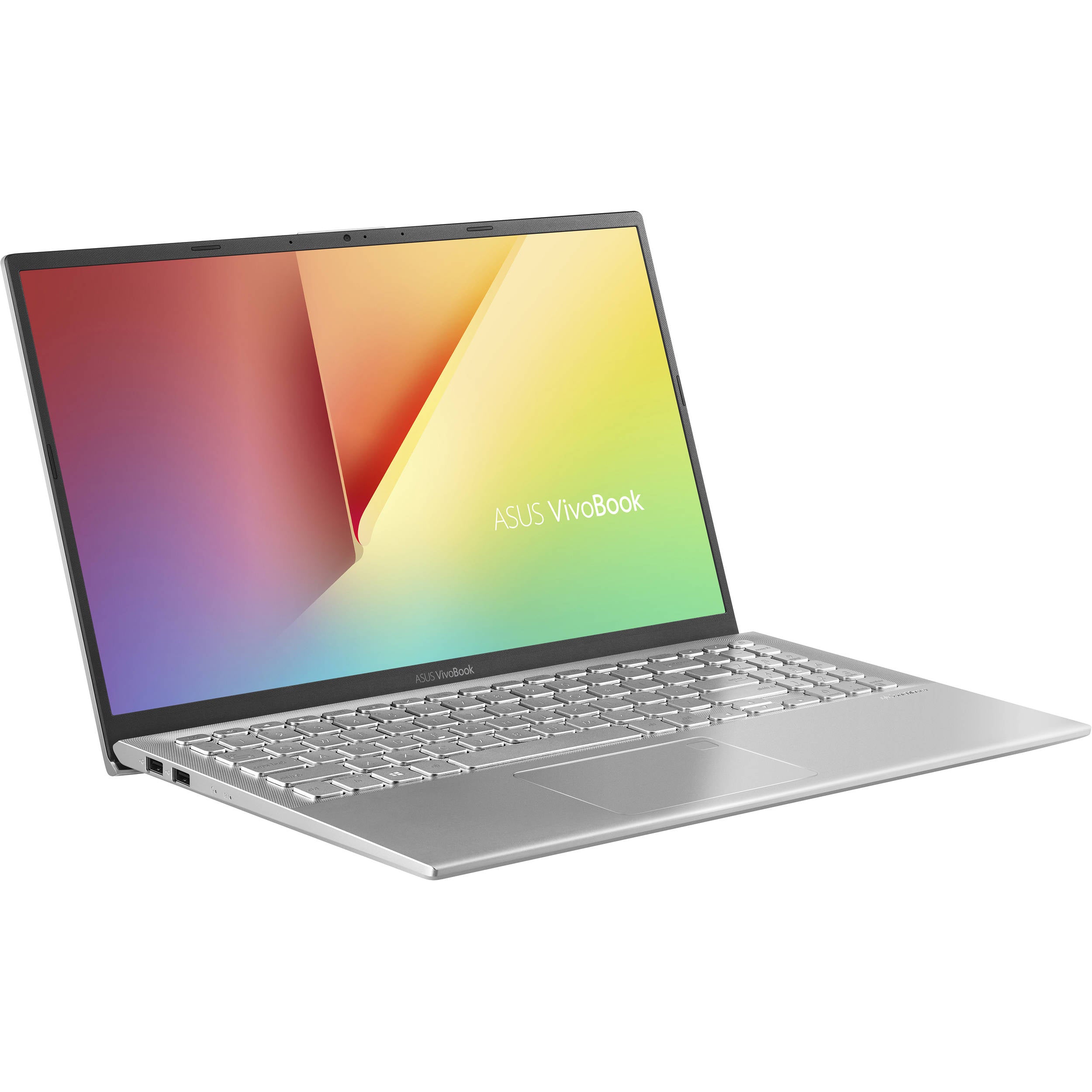  ASUS VivoBook S512 Laptop, 15.6" FHD, Intel i7-10510U, 16GB RAM, 256GB SSD + 1TB HDD, NVIDIA GeForce MX250, Windows 10 Home, S512FL-PH77, Silver-Metal 