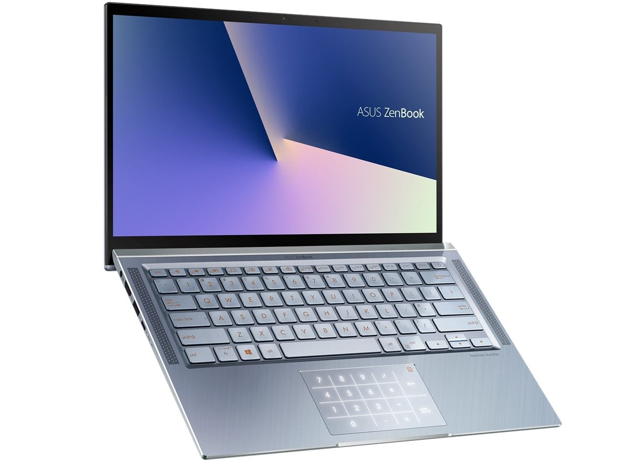  ASUS ZenBook 14 UM431DA-BH51-CB 14" FHD (1920x1080) Laptop AMD Ryzen 5 3500u 2.1GHz, 8GB, 512GB SSD, Radeon Vega 8 Graphics, Windows 10 - Utopia Blue 