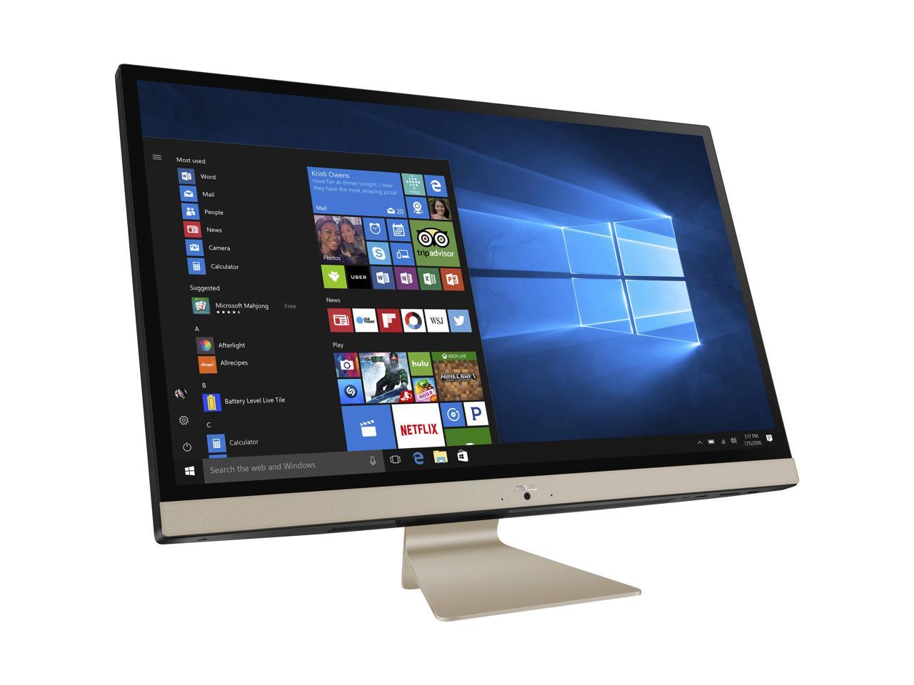  ASUS V272UA-DS501T Vivo AiO 27" 1920 x 1080 FHD All-in-One Touchscreen Desktop, Intel Core i5-8250U, 8GB RAM, 1TB HDD, Windows 10 