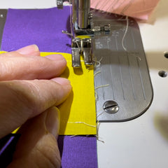 sewing and piecing a quilt block tutorial by Cristy Fincher