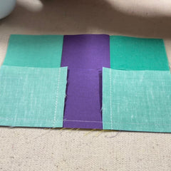 sewing and piecing a quilt block tutorial by Cristy Fincher