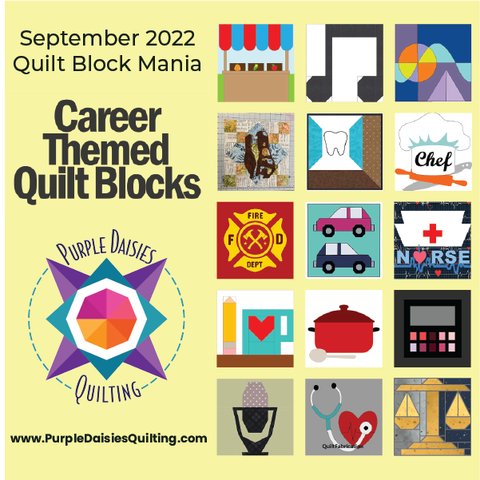 Quilt Block Mania patterns for September 2022