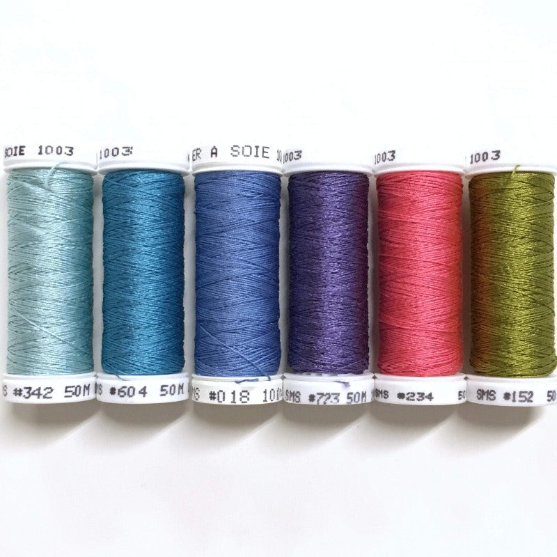 Dyed Blue Silk Embroidery Thread, Model Name/Number: Bksilkthreads