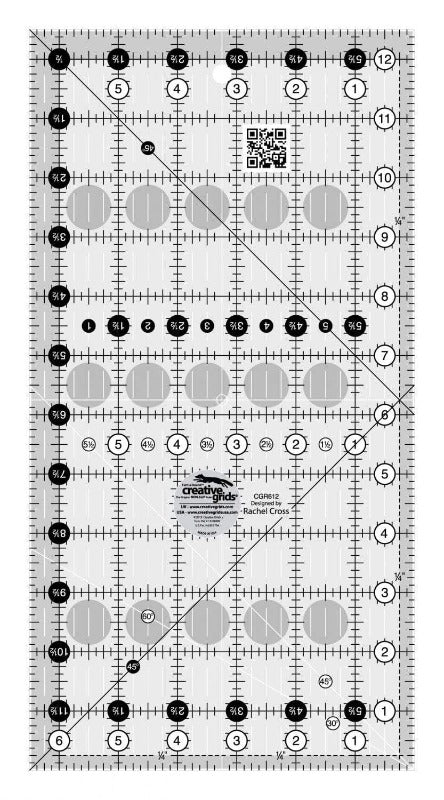 Creative Grids Quilting Ruler 8 1/2in Square