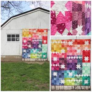 Ombre Picnic by V & Quilting Co. Purple - Daisies