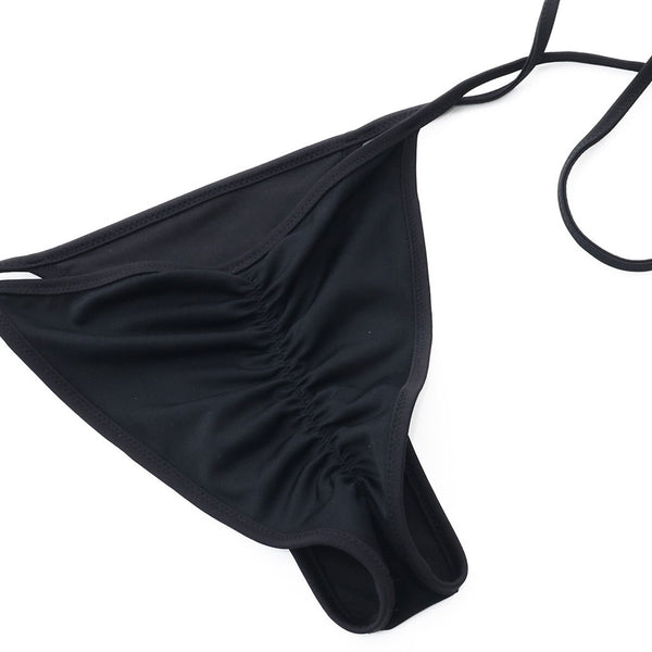 UNIQUEFASHION35 Thong Bikini String Brazilian Thongs Bottom Bathing Suit  Cutout Crisscross Top Sexy Bikinis Swimsuit for Women Black : :  Clothing & Accessories