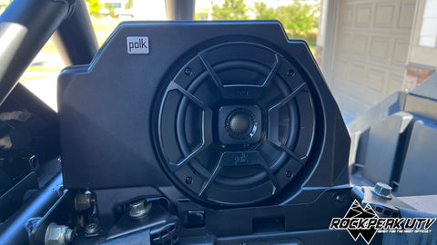 Polk DB652 in SAUTVS RZR Pro Rear Speaker Enclosure