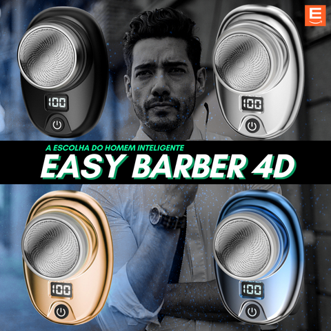 Barbeador Elétrico À Prova d' Água - Easy Barber 4D