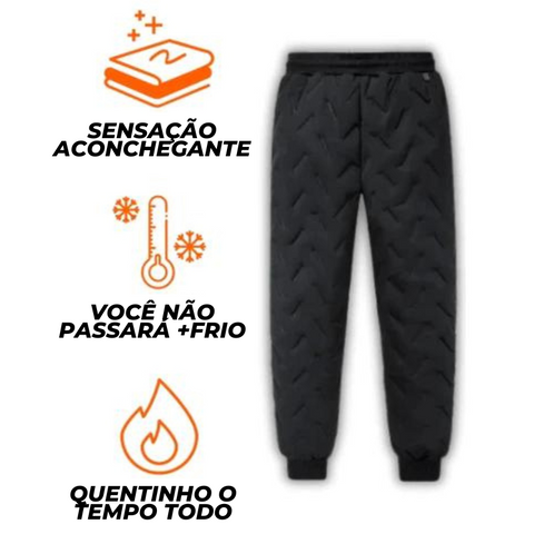 Calça Forrada em Lã Unissex Impermeável - TermicPants