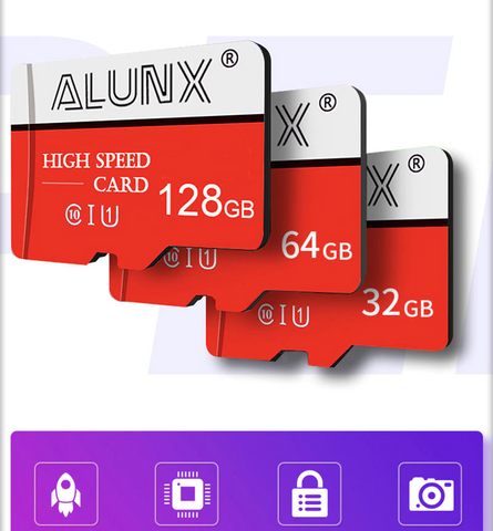 Cartão De Memória Micro SD Alunx Classe 10 Original - Memory Flash Eletroflix