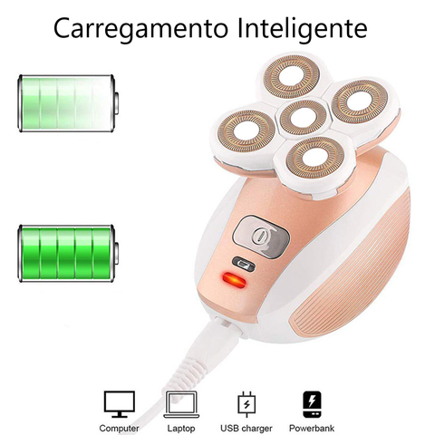 Depilador Elétrico Portátil à Prova d' Água - Femme Shaver Max