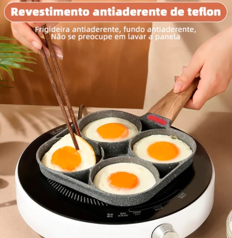 Frigideira Antiaderente 4 em 1 com Medidor de Temperatura - UltraChef