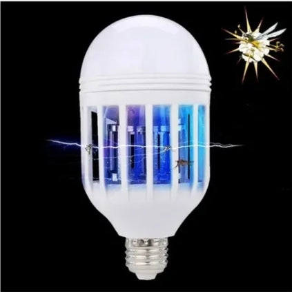 Lâmpada Led com Luz UV Extermina Mosquitos e Insetos - Bivolt E27