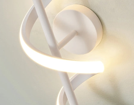 Luminária Arandela de LED para Parede Minimalista - Espiral Lines