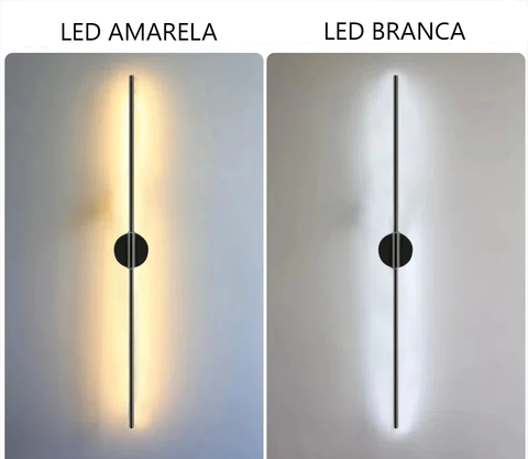 Luminária Arandela de LED para Parede Minimalista Ponto Lines