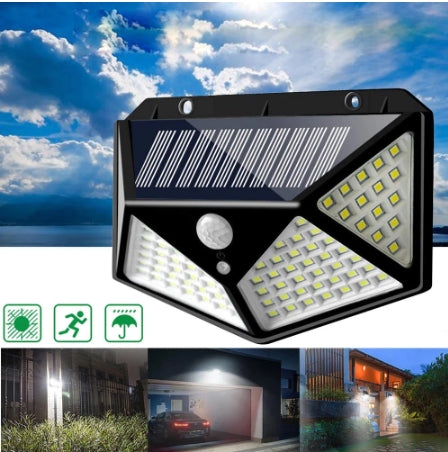 Luminária Solar Com Sensor Externa À Prova Dágua - LedIlumina