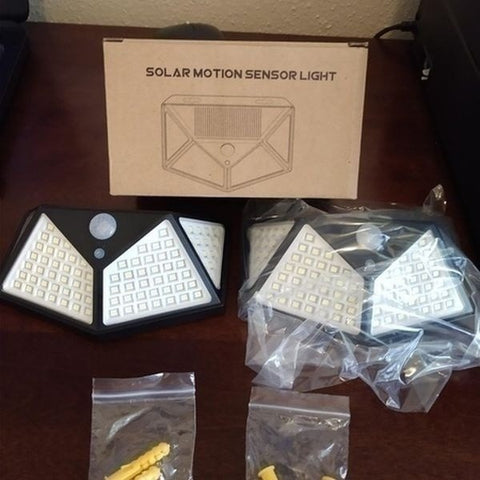 Luminária Solar Com Sensor Externa À Prova Dágua - LedIlumina