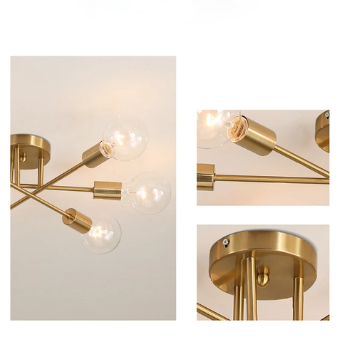 Lustre Moderno Estilo Industrial - Atomo Lux