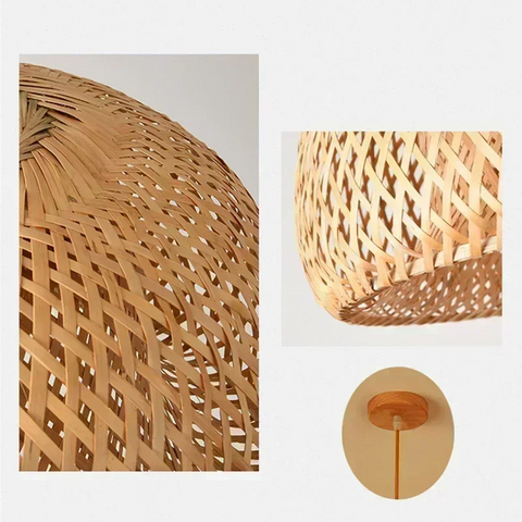 Lustre Pendente de Bambu - Wood Lux