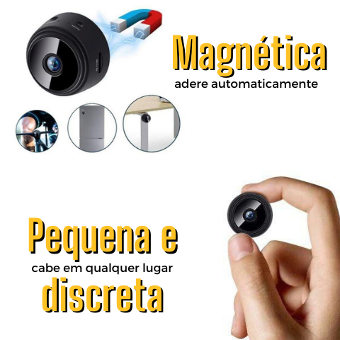 Mini Câmera de Segurança com Controle Wifi - SpyCAM