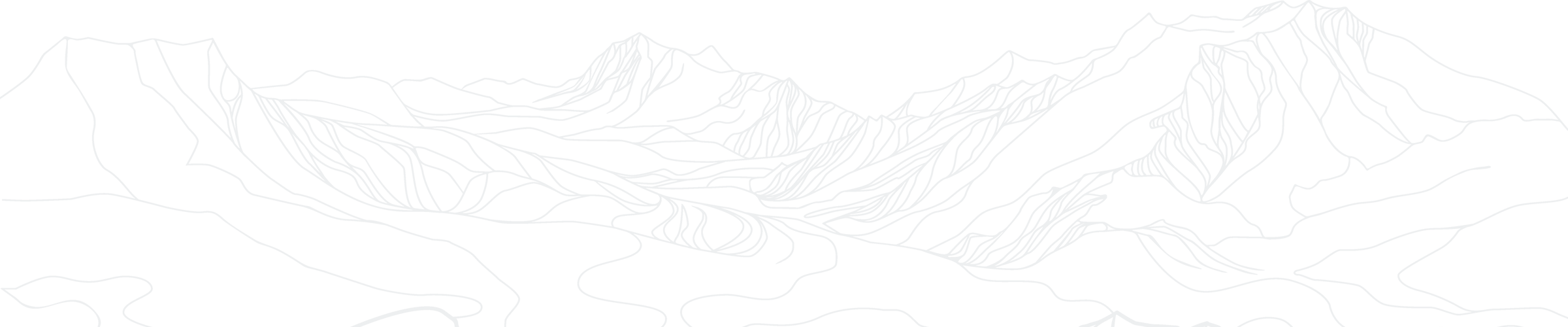mountain illustration footer