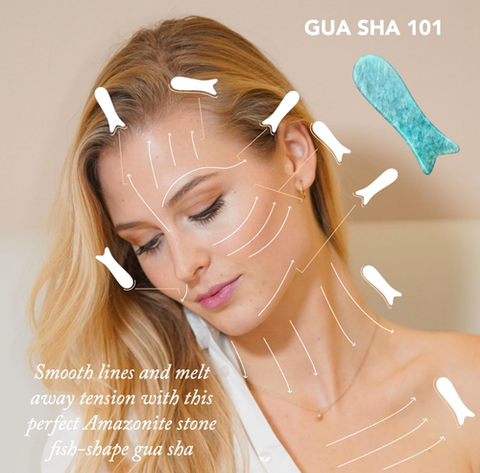 gua sha technique infographic