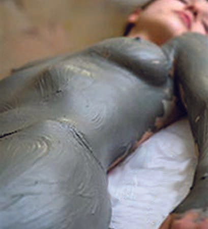 glacial clay mud mask body treatment