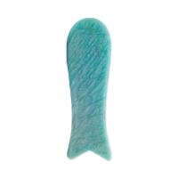 Glacier Chill Amazonite Stone Fish-Shape Gua Sha