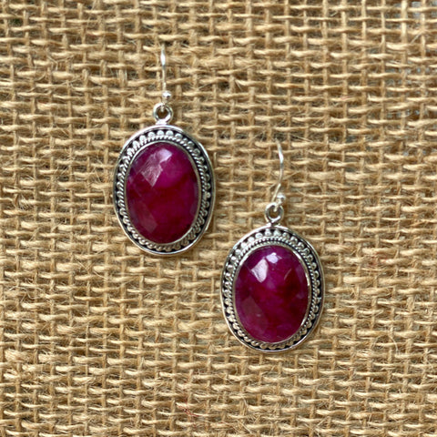 Ruby Rose Cut Earrings – Inspired Tribe