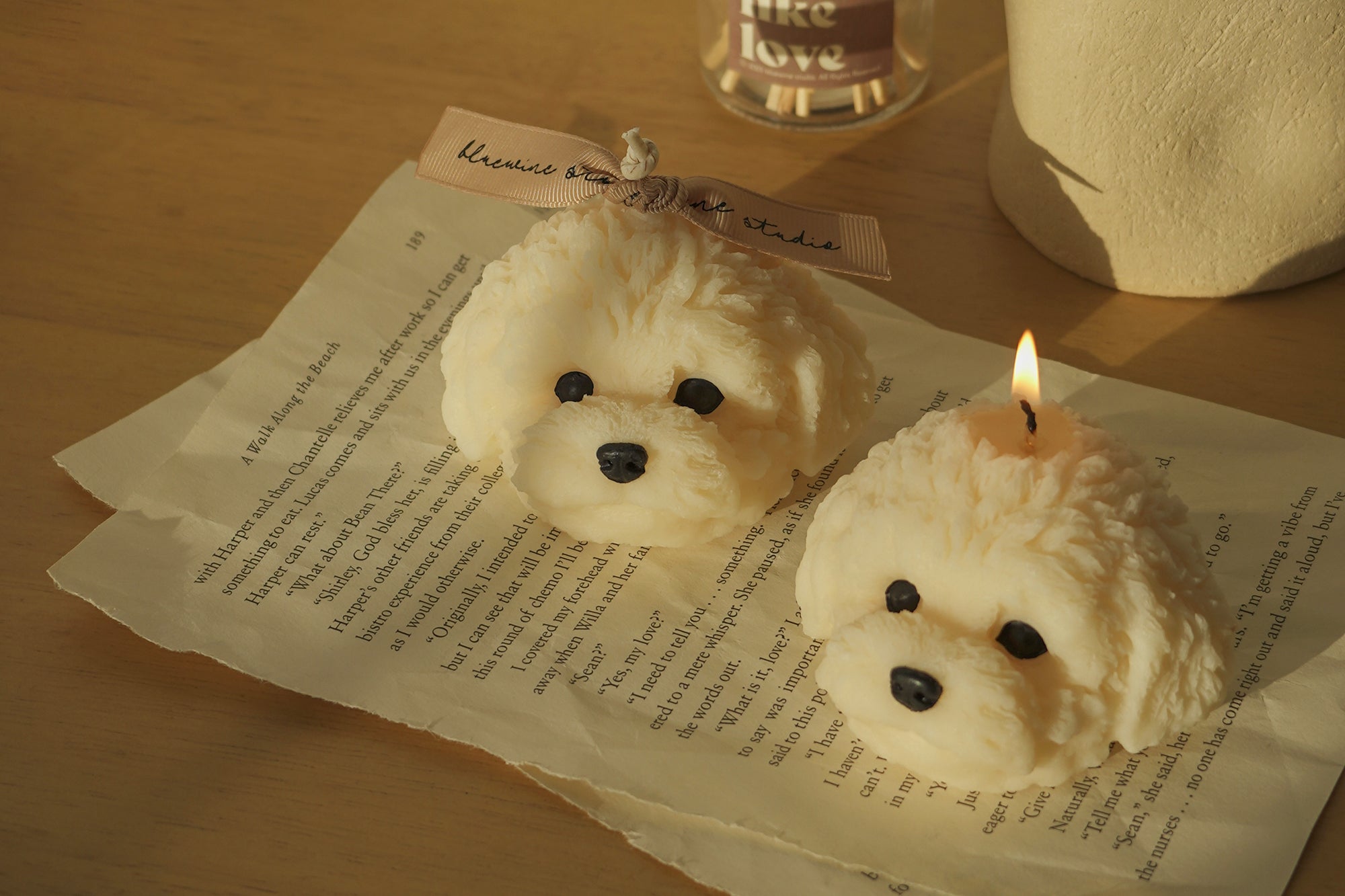 Bichon Candle