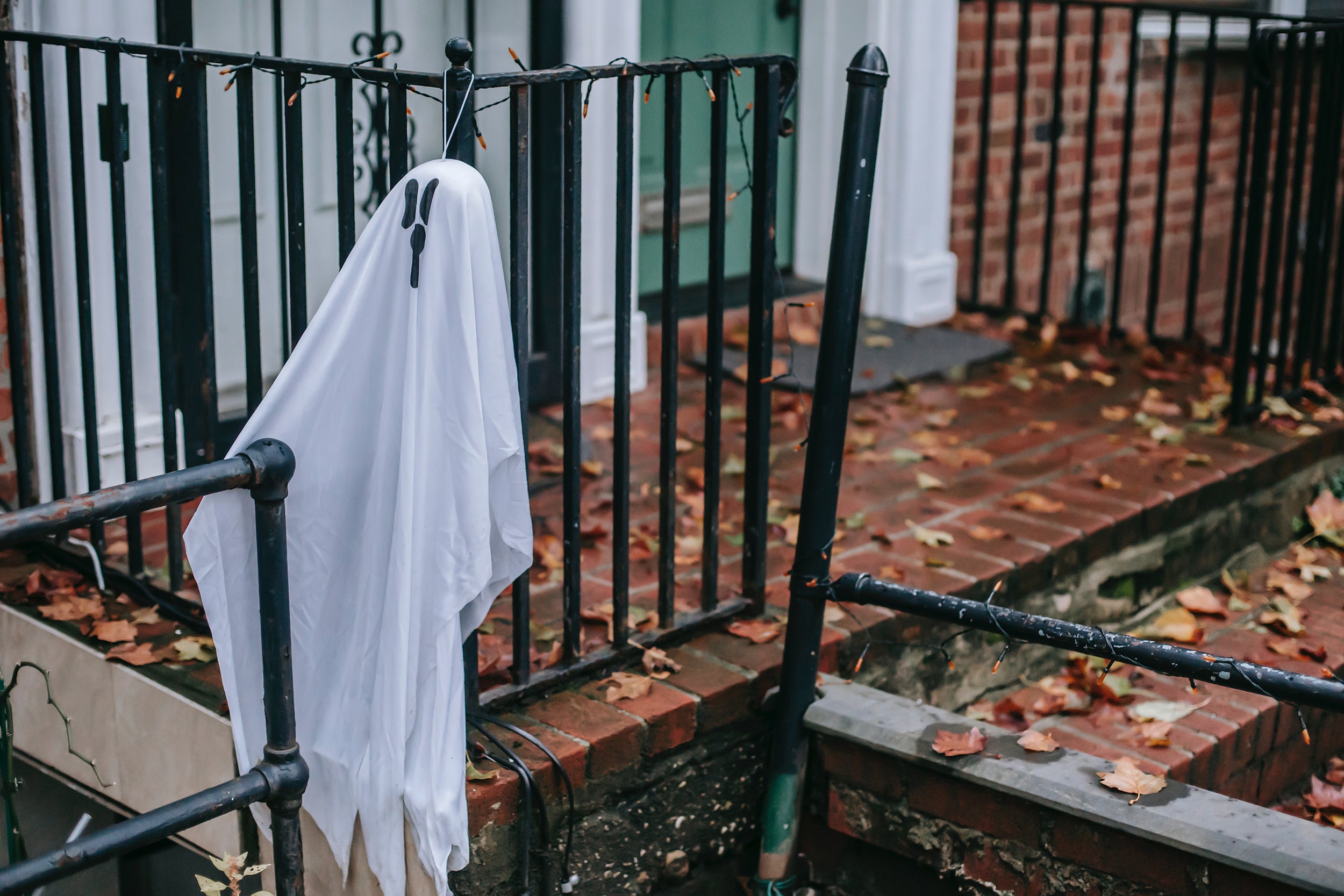 decoración de halloween fantasma