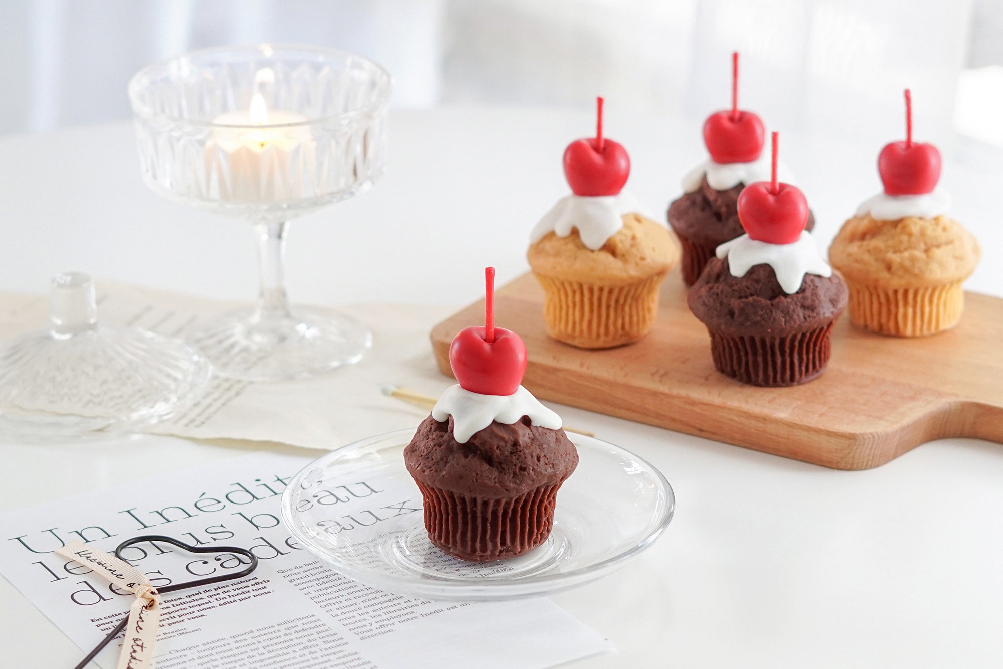 muffin candle
