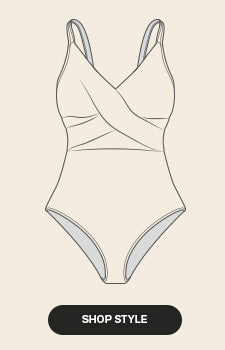 Sheer details one-piece light control swimsuit