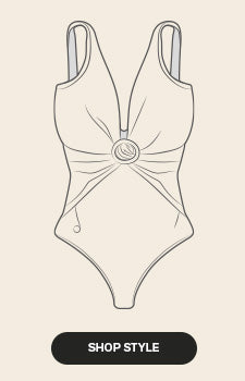 Classic Shaping Swimsuit in Ribbed Fabric