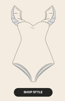One-piece swimsuit with interchangeable removable straps