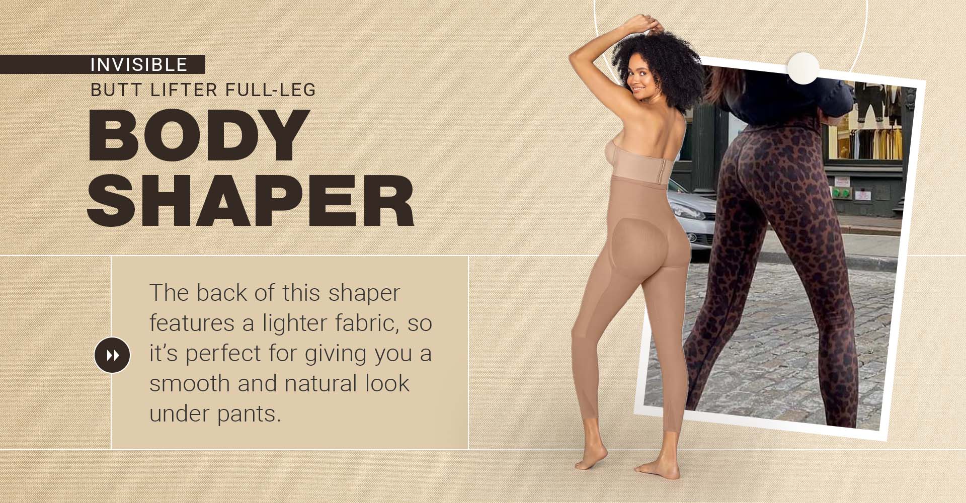 Invisible Butt Lifter Full-Leg Body Shaper