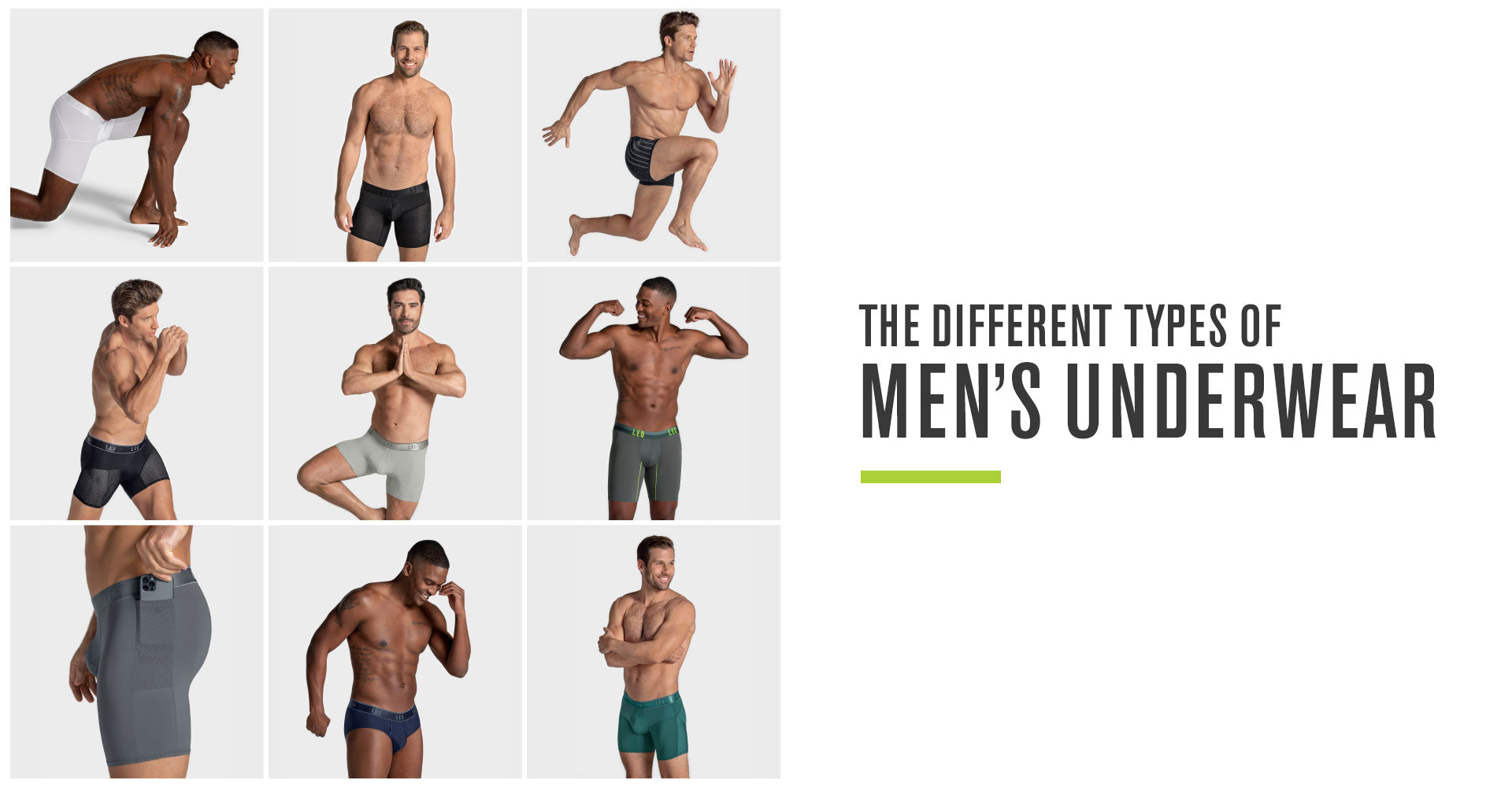 Which Type of Men's Underwear Should I Wear? 8 Common Styles