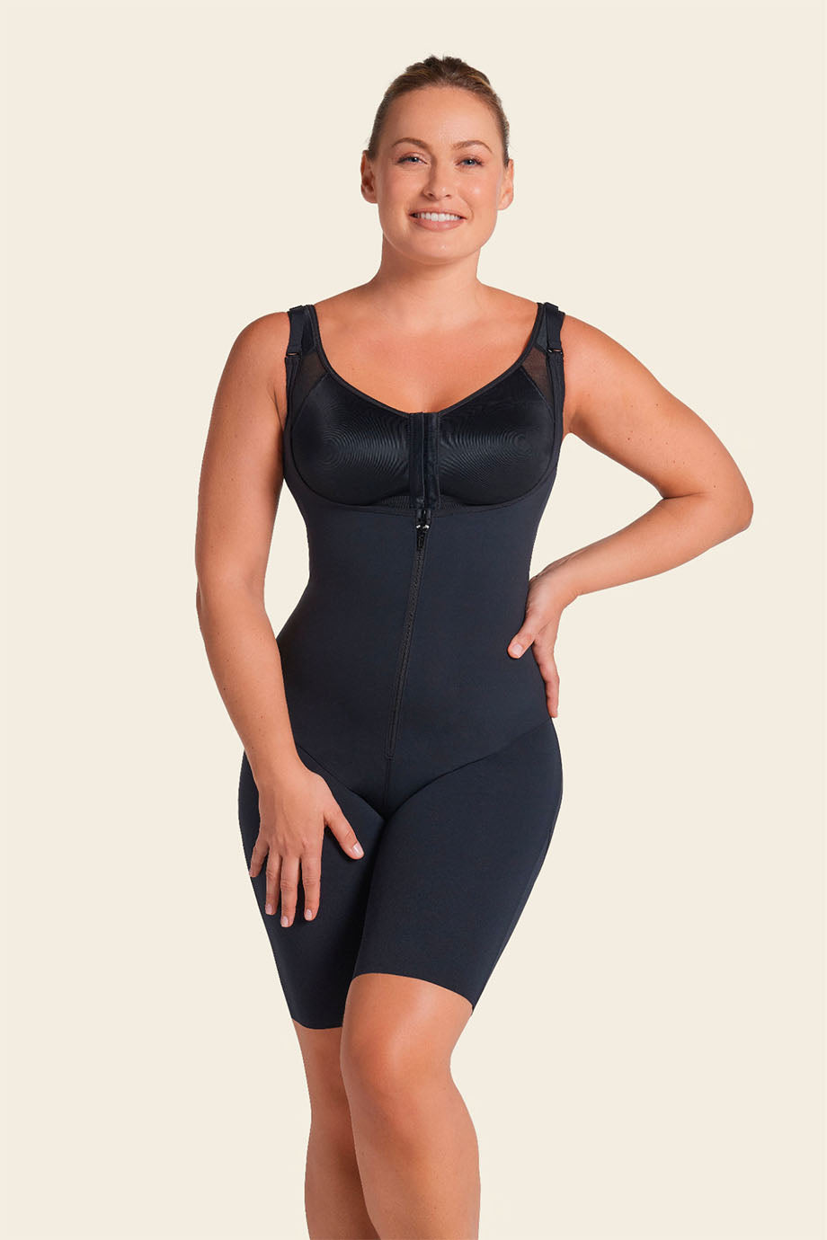 black compression garment