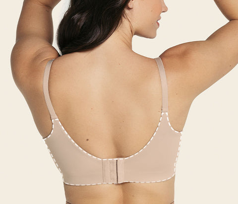 Leonisa Back Smoothing Bra with Soft Full Lace Coverage Cups - Bras for  Women