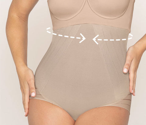 Panty faja busto libre de control de abdomen invisible en piernas