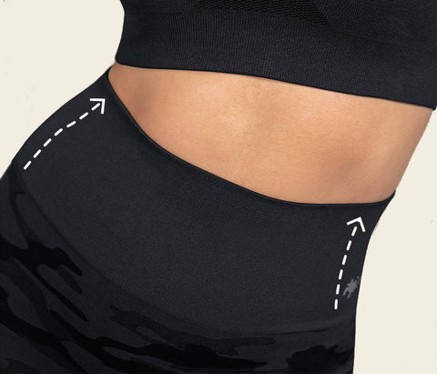 Reversible High-Waisted Active Shaper Leggings